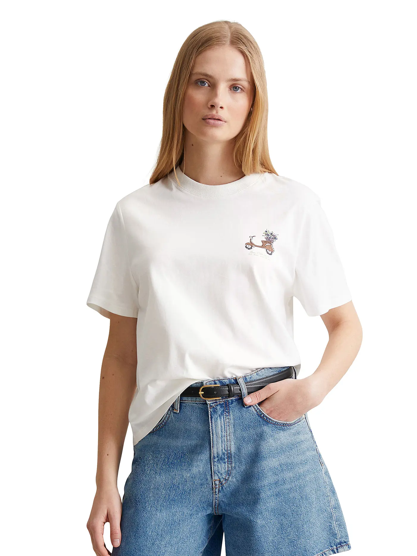 MARC O'POLO DENIM | T-Shirt | weiss